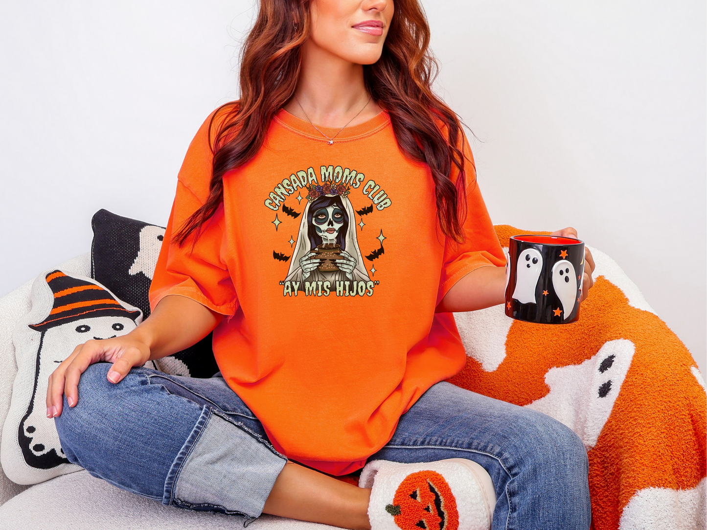 Cansada Moms Club - Comfort Colors Tee