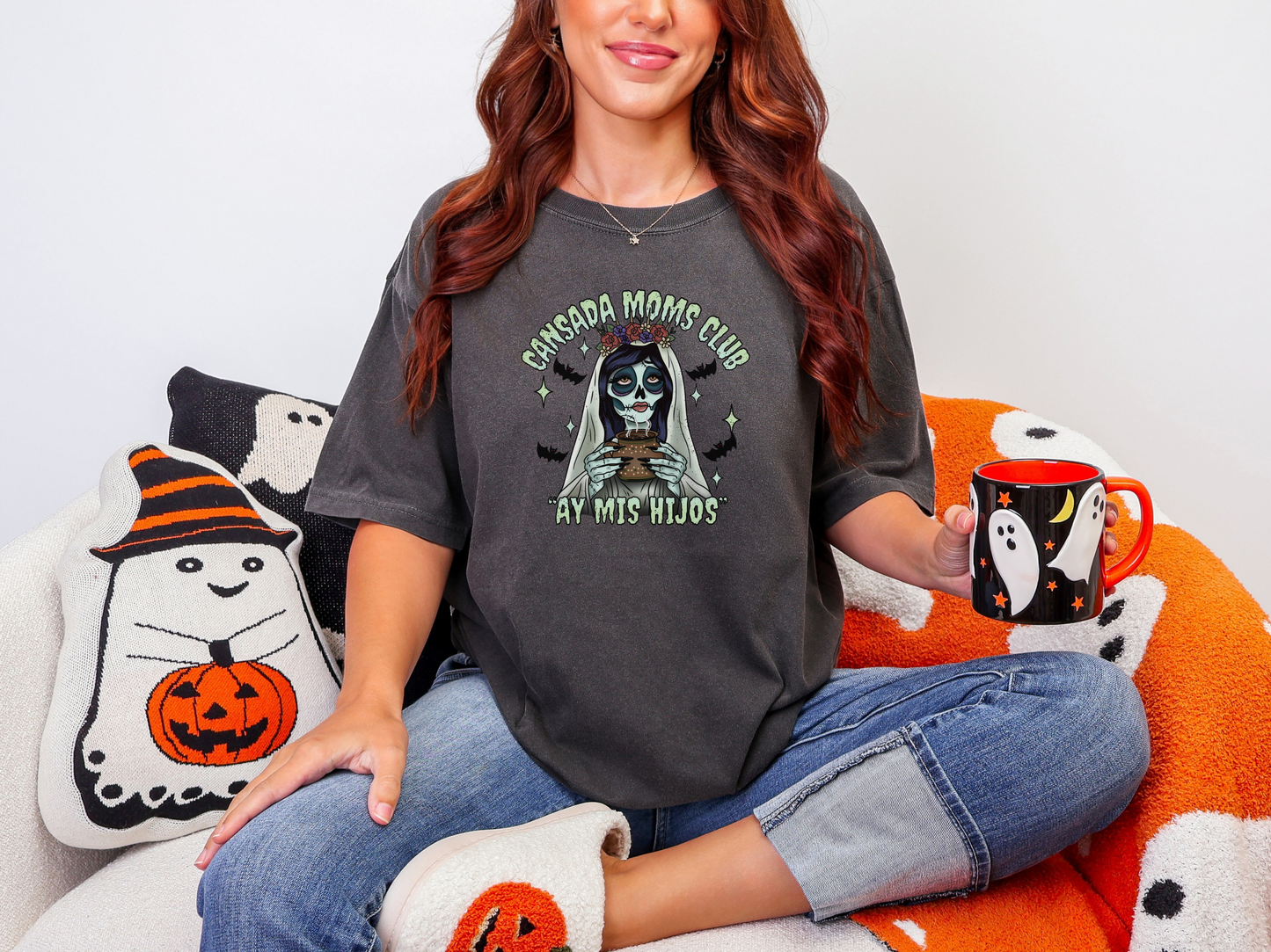 Cansada Moms Club - Comfort Colors Tee