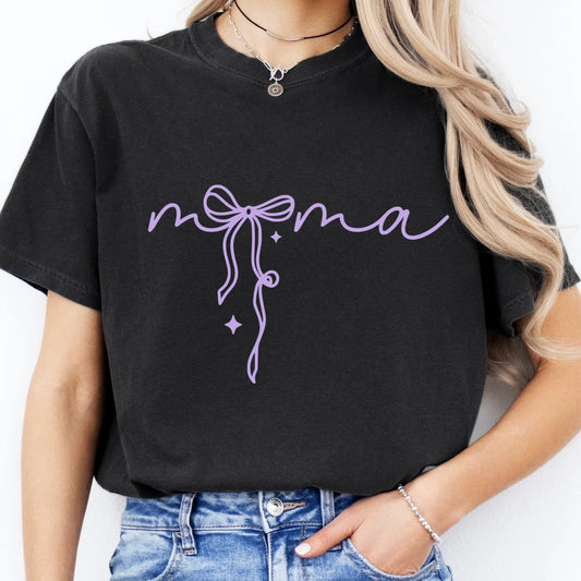Mama Bow - Comfort Colors Tee
