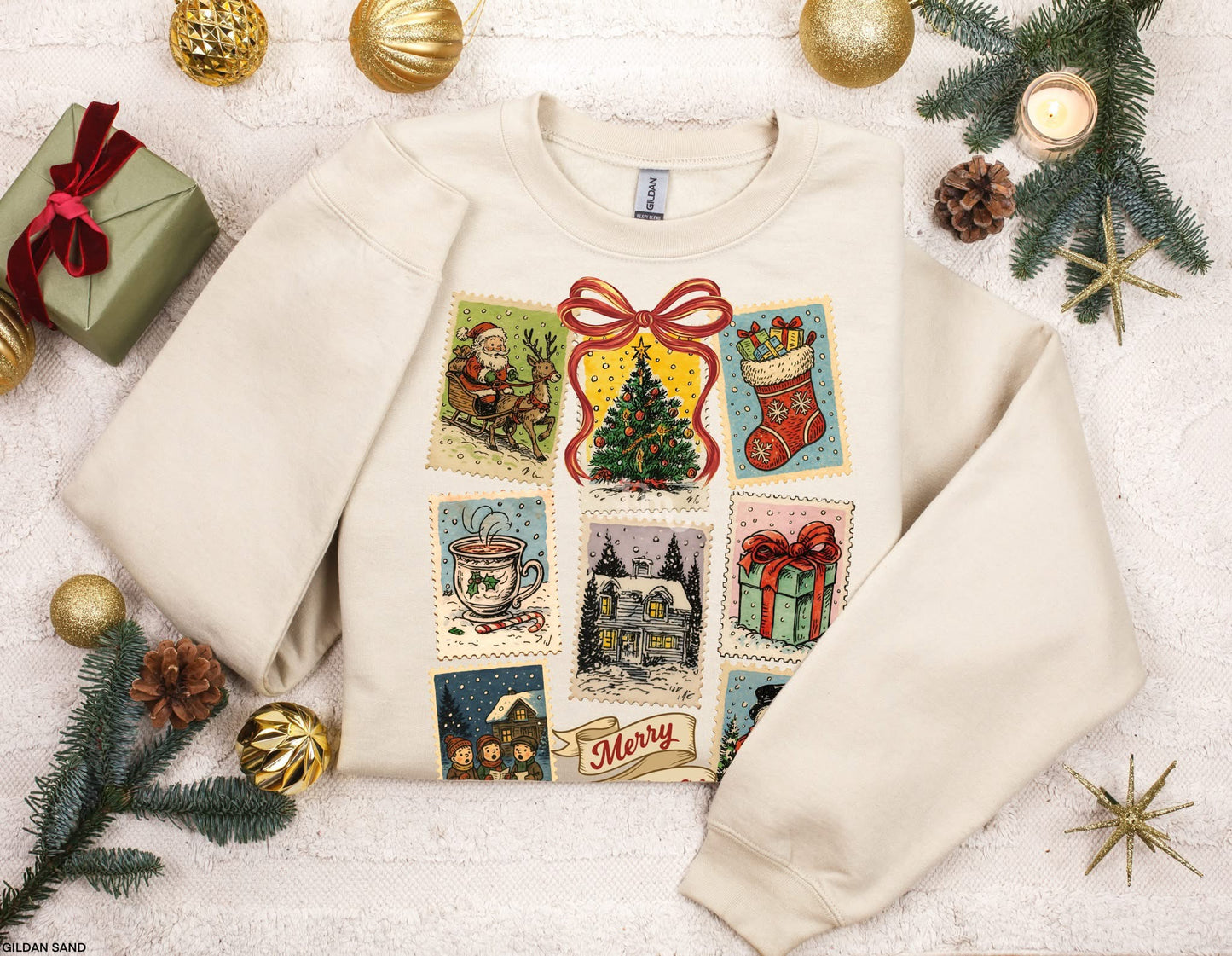 Merry Christmas Stamps