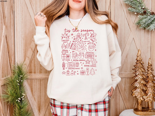 Classic Christmas Doodles - Comfort Colors