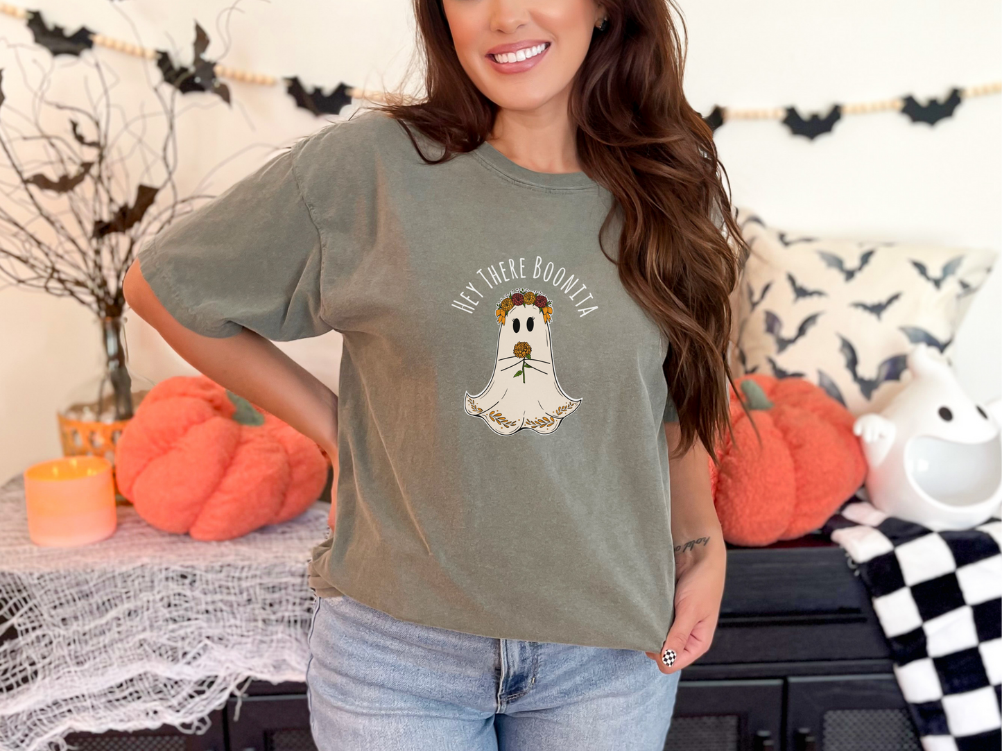 Hey There BOOnita - Comfort Colors Tee