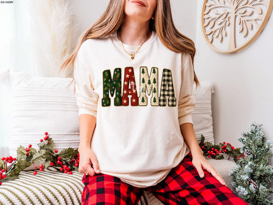 Faux Patch Vintage Mama