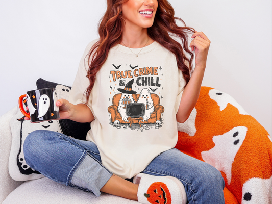 True Crime & Chill - Comfort Colors Tee