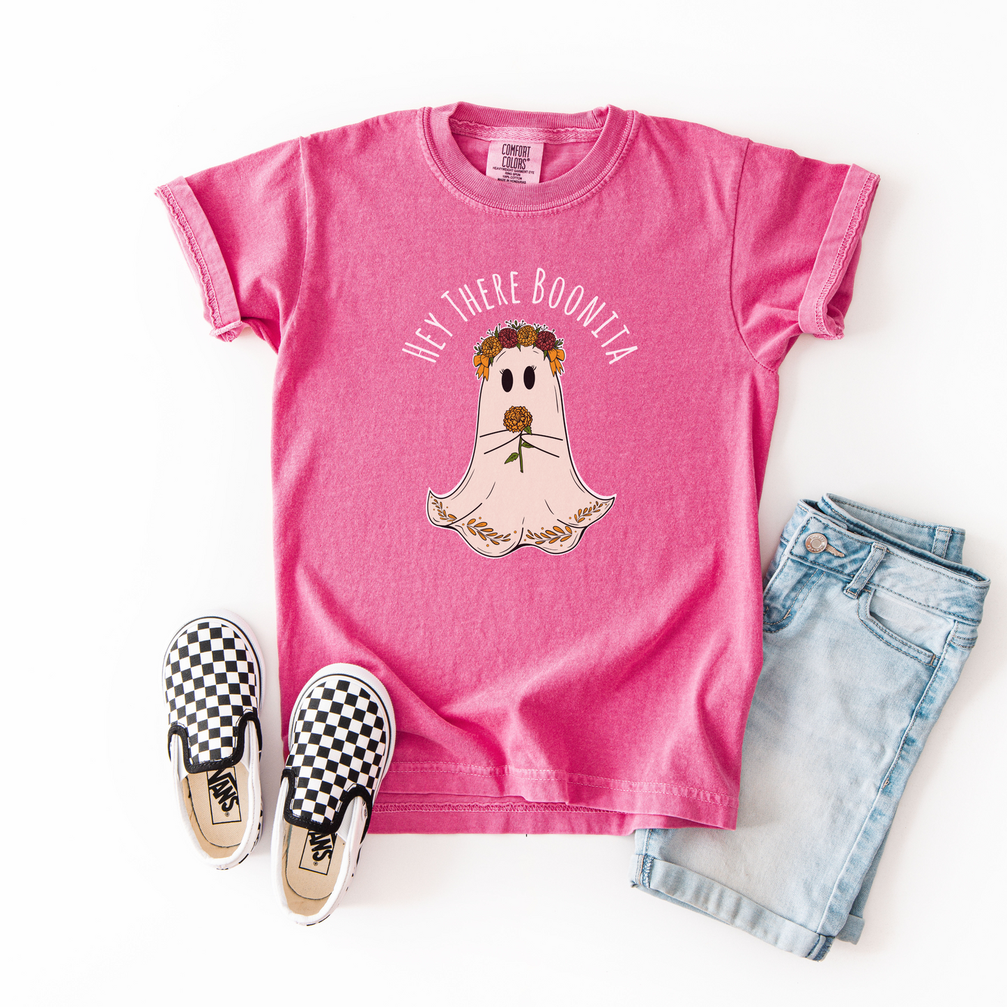 Hey There BOOnita- Youth Comfort Colors