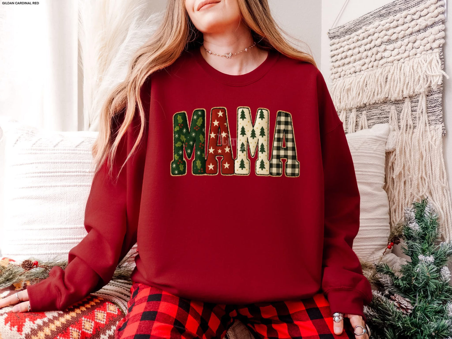 Faux Patch Vintage Mama